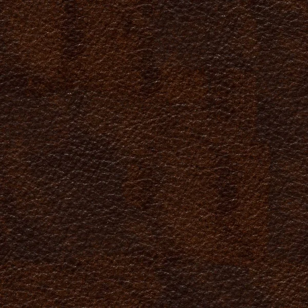 Expensive Leather Background Brown Tone Seamless Square Texture Tile Ready — Stock Photo, Image