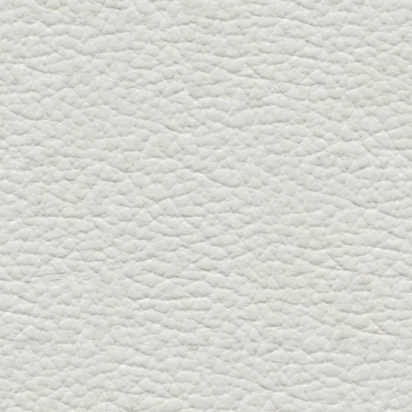 Leather Background Elegant White Tone Seamless Square Texture Tile Ready — Stock Photo, Image