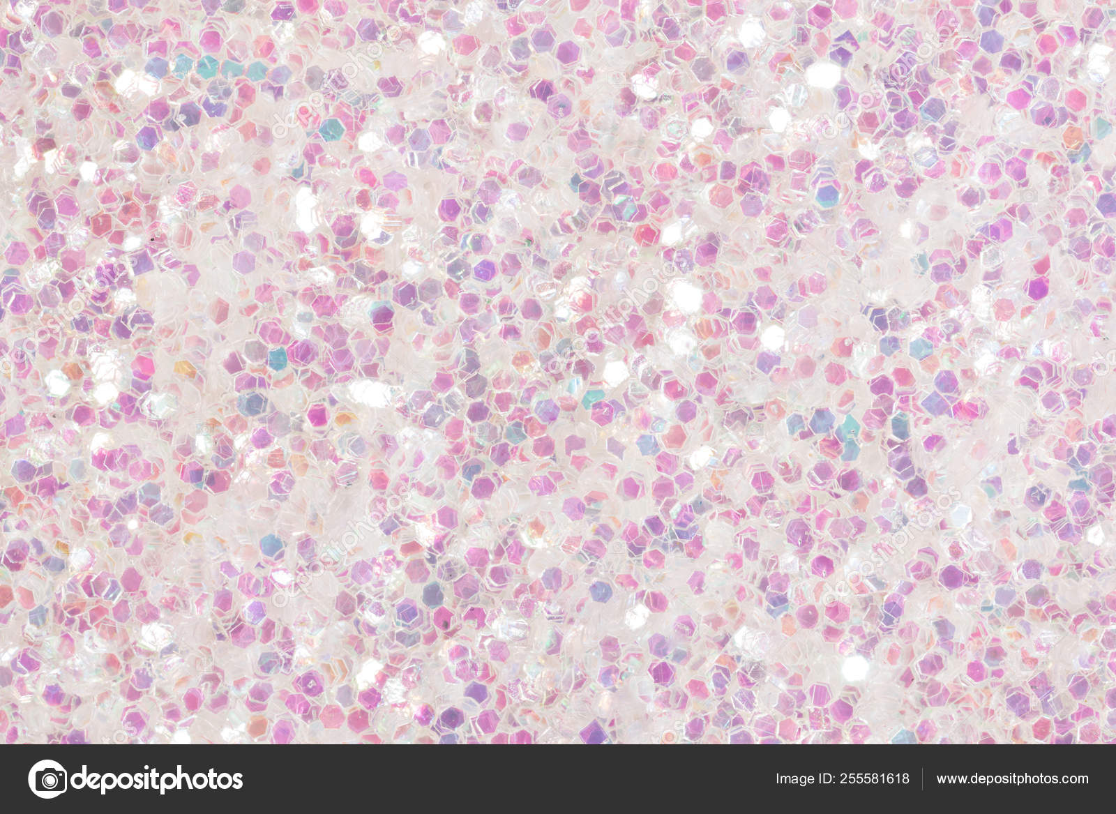 Gently Lilac Background With Shine Light Pink Glitter Texture