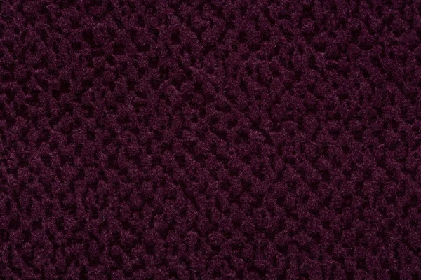 Głębokie fioletowe tło tkaniny z płaskorzeźby. Wysokiej jakości tkanina tekstura. — Zdjęcie stockowe