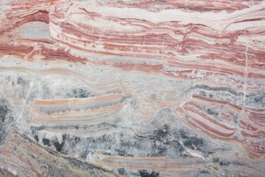 Üstün kırmızı, balack, beyaz mermer doku. Doğal taş soyut arka plan.