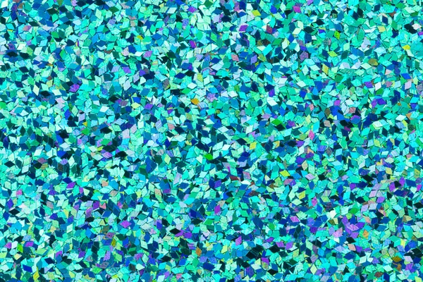 Holographic glitter background in your adorable blue tone, texture for luxury design. — Stock Photo, Image