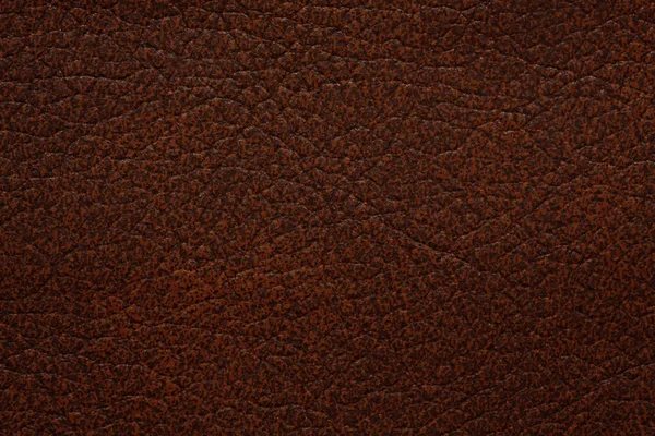 Texture impressionnante de dermatine dans le ton chocolat. Texture superlative en similicuir foncé . — Photo