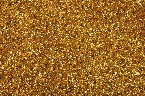 Neuer Glitzerhintergrund für Ihren stilvollen Design-Look, weihnachtliche Textur in Goldtönen. — Stockfoto