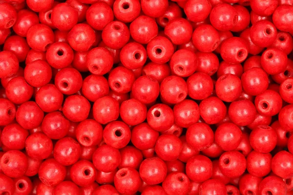 Texture of red beads. Abstract fantastic backround. — Stock Photo, Image