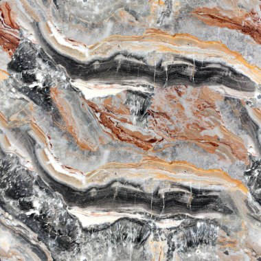 Katranlı lüks mermer dokusu. Kusursuz kare arkaplan, fayans hazır.