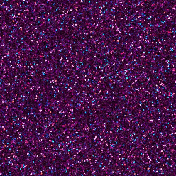 Violeta brilhante holográfica, roxo, fúcsia, brilho magenta, textura de confete brilhante. Padrão sem costura . — Fotografia de Stock