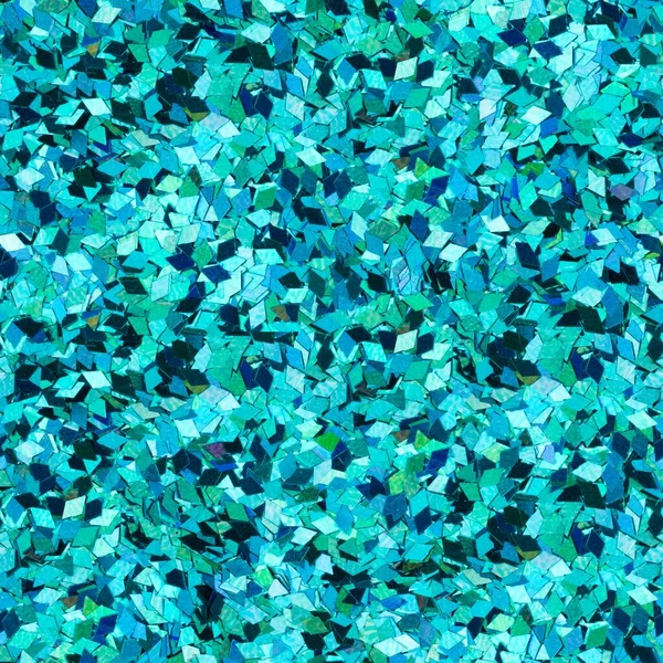 Turquoise, glitter, sparkle confetti texture. Christmas abstract background. Ideal seamless pattern. — Stock Photo, Image