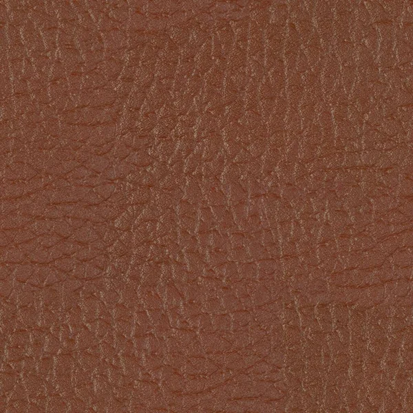 Detalj av en brun läderstruktur. Sömlös fyrkantig bakgrund, kakel redo. — Stockfoto