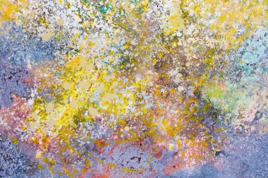 Mükemmel bir iç mekan için mükemmel renkli bir tablo..