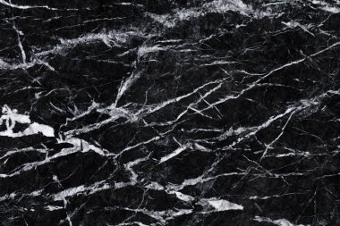 Siyah mermer doğal şablonu kapat, soyut siyah ve beyaz.