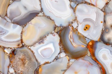 Doğal yarı değerli taşı açık renkli, iç tasarım için dokuya çevirir..