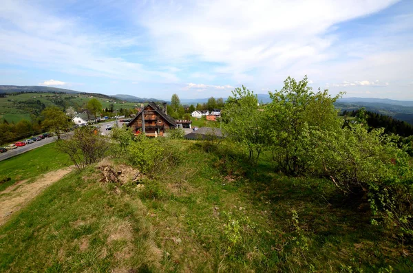 Koniakow Beskid Mountains Silésia Polónia — Fotografia de Stock