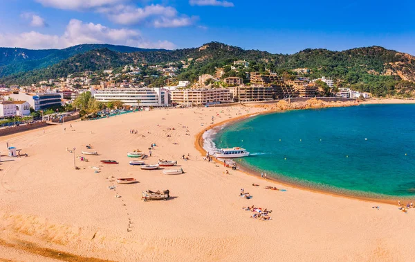 Paesaggio Marino Baia Badia Tossa Mar Girona Catalogna Spagna Vicino — Foto Stock