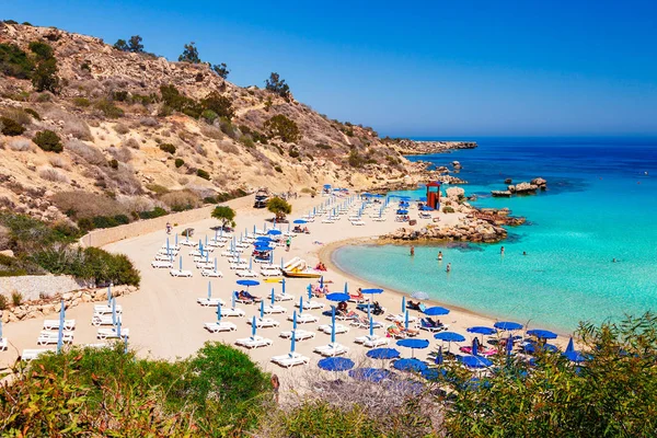 Krásná Krajina Blízkosti Nissi Beach Cavo Greco Ayia Napa Kypr — Stock fotografie