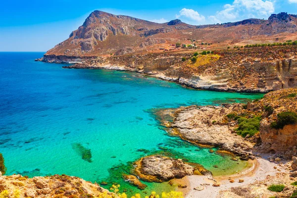 Foto Paesaggio Vista Mare Della Costa Vicino Alla Spiaggia Stegna — Foto Stock