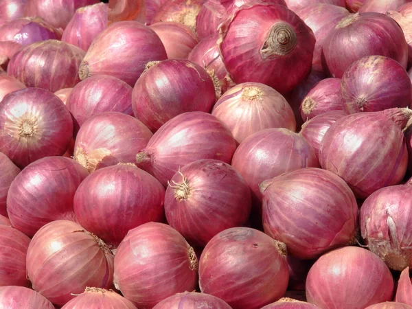 Image Abstraite Oignons Indiens Provenant Marché Aux Légumes — Photo