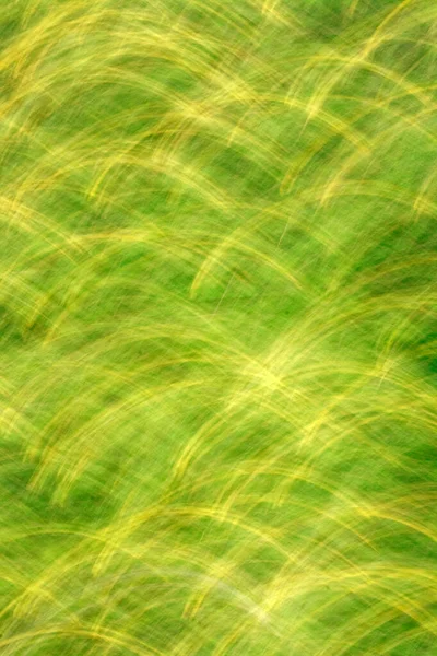 Fundo Desfocado Com Cores Natureza Amarelo Verde Obtido Pelo Movimento — Fotografia de Stock