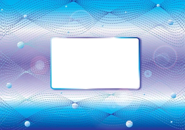 Fondo Submarino Con Marco Lugar Para Texto Formato Vectorial — Vector de stock