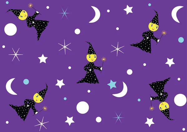 Csomagoló Papír Vagy Szövet Kisebb Gyerekeknek Éjszakát Éjszakai Elf Csillagszóró — Stock Fotó