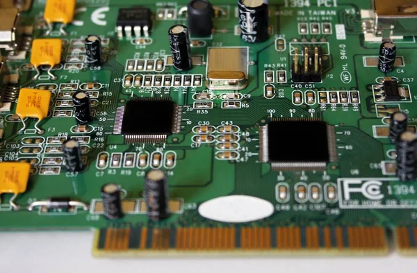 Achtergrond computerchip. — Stockfoto