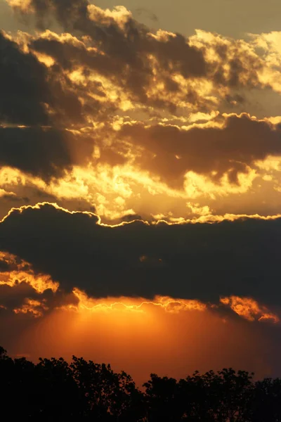 Dramatic clouds , sky — Stock Photo, Image