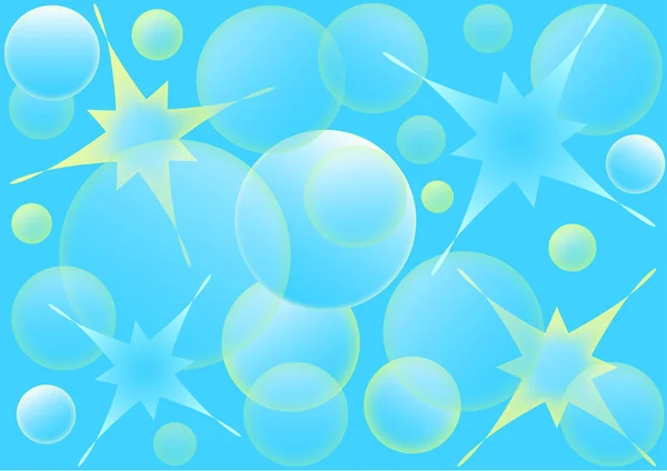 Desing bulles d'eau fond abstrait — Image vectorielle