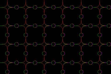 Koyu geometrik dikişsiz gökkuşağı arka plan 