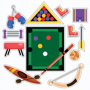 Sport Simgesi Çıkartma Yamaları Ayarları 