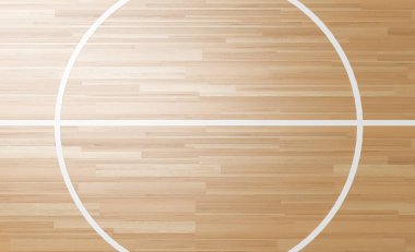 Ahşap Court 3d render Merkezi