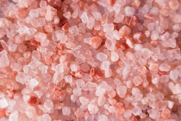 Pink salt from Bolivian close up