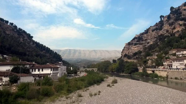 Cityscape Berat Albânia — Fotografia de Stock