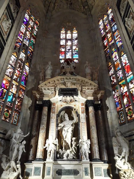 Milan Cathedral Panoramic Apse Ιταλία — Φωτογραφία Αρχείου