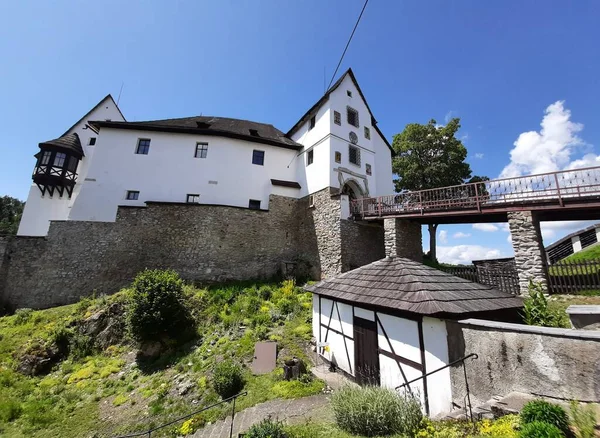 Budynki Zamku Seeberg Szwajcarii — Zdjęcie stockowe