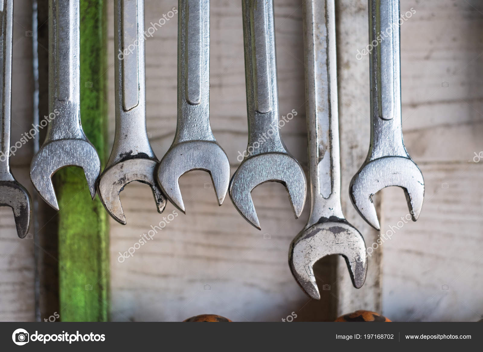 Old Hand Tools Hanging Wall Workshop Auto Service Garage Many