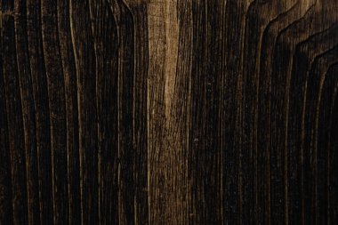 Koyu kahverengi ahşap doku yakın doğal çizgili desen için arka plan ile ahşap yüzey için metin ekleyebilir veya tasarım dekorasyon sanat eseri
