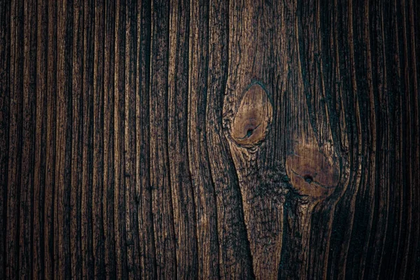 Detailní Záběr Tmavě Hnědé Dřevo Textury Přírodní Pruhovaný Vzor Pozadí — Stock fotografie