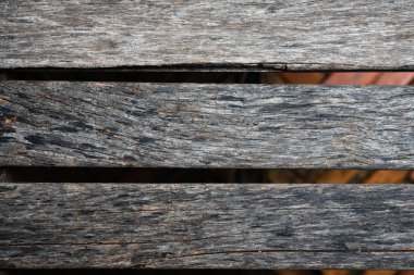 Doğal çizgili arka plan ve doku yüzey ile eski kahverengi ahşap Tiriz ve yakın çekim.