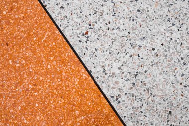 Terrazzo cilalı taş zemin ve duvar desen ve renk yüzey mermer ve granit taş, malzeme için dekorasyon arka plan dokusu, iç tasarım.