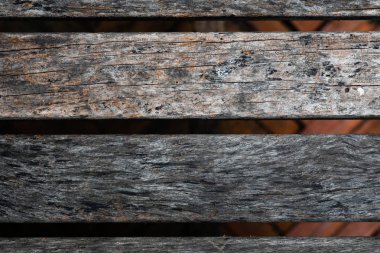 Doğal çizgili arka plan ve doku yüzey ile eski kahverengi ahşap Tiriz ve yakın çekim.