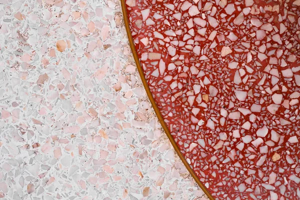 Terrazzo Poliertem Stein Boden Und Wandmuster Und Farbe Oberfläche Marmor — Stockfoto