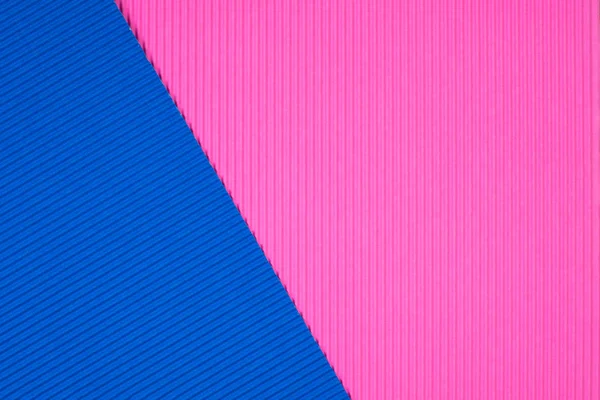 Blue Pink Corrugated Paper Texture Use Background Vivid Colour Copy — Stock Photo, Image