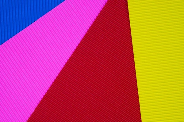 Multi Χρωματιστά Κυματοειδές Χαρτί Υφή Χρήση Για Φόντο Ζωντανό Χρώμα — Φωτογραφία Αρχείου