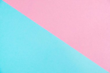 Kağıt düz renkli pastel yatıyordu üstten görünüm, arka plan dokusu, pembe ve mavi renk.