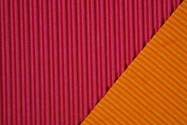 Textura Papel Corrugado Rojo Naranja Utilizar Para Fondo Color Vivo — Foto de Stock