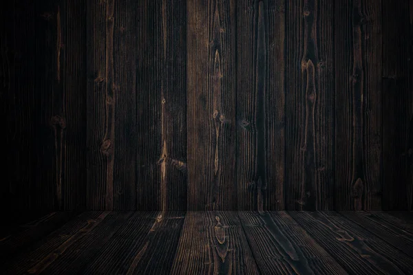 Grunge Dark Wood Background Wall Floor Wooden Texture Surface Display — Stock Photo, Image