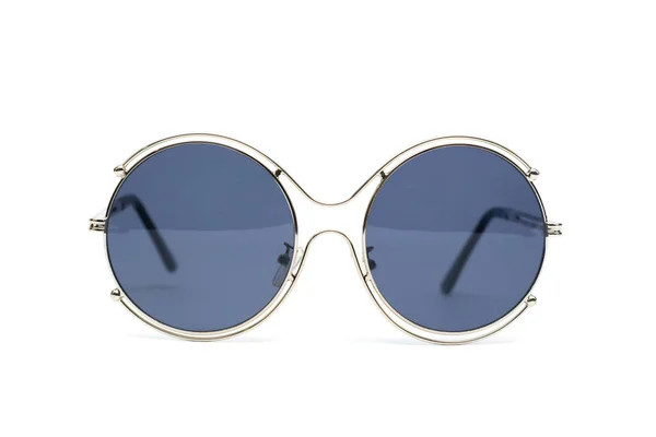 Circle Sunglasses Fashion Style Isolated White Background — Stock Photo, Image