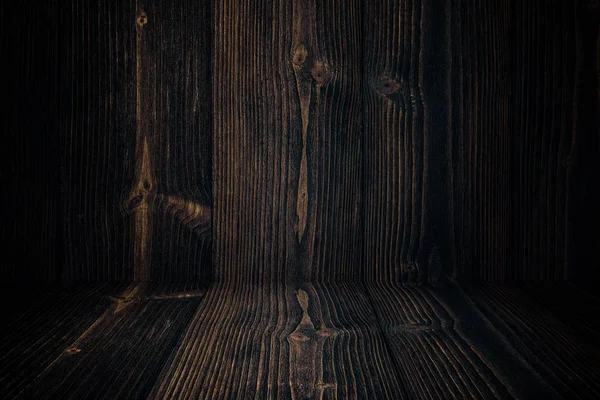 Grunge Tmavého Dřeva Pozadí Stěny Podlahy Dřevěná Konstrukce Povrch Zobrazení — Stock fotografie
