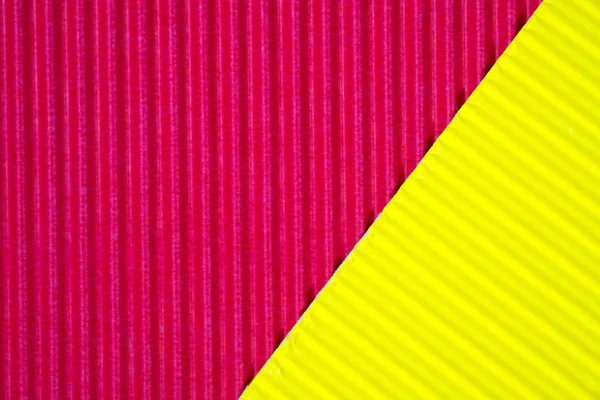 Textura Papel Corrugado Rojo Amarillo Utilizar Para Fondo Color Vivo — Foto de Stock