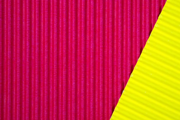 Textura de papel corrugado rojo y amarillo, utilizar para el fondo. viv — Foto de Stock
